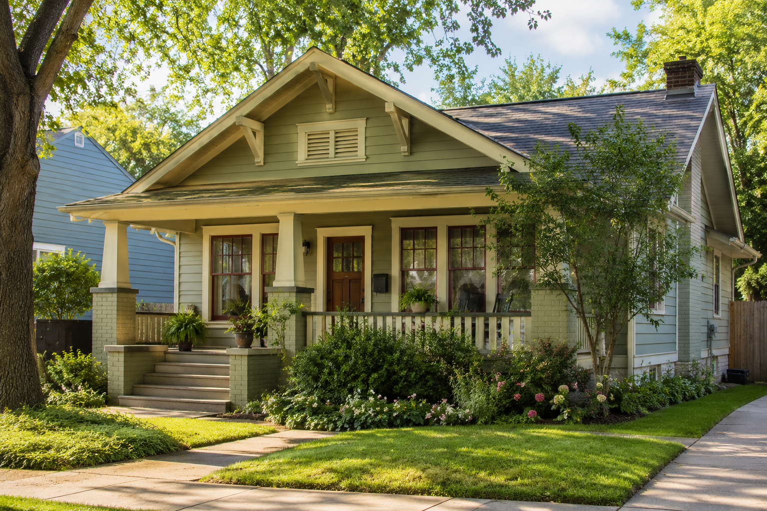 Older Houston Heights home — the type most likely to need bed bug heat treatment services